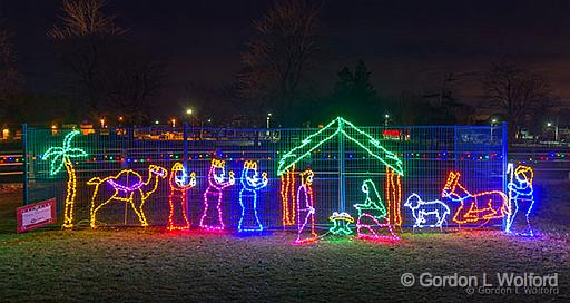 Nativity In Lights_47962-70.jpg - Pankow Celebration of Lights display photographed at Smiths Falls, Ontario, Canada.